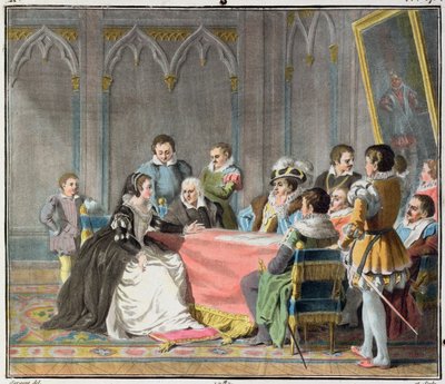 Marguerite de Valois in front of the Spanish Inquisition by Antoine Louis Francois Sergent Marceau